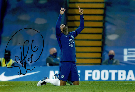 Thiago Silva Signed 12X8 Photo Chelsea F.C. Genuine Signature AFTAL COA (9097)