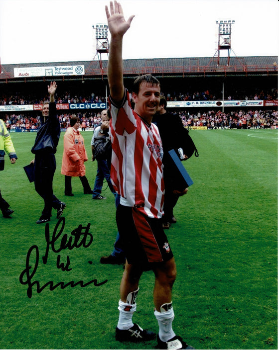 Matt Le Tissier Signed 10X8 Photo Southampton F.C. GENUINE SIG GAFTAL COA (1226)