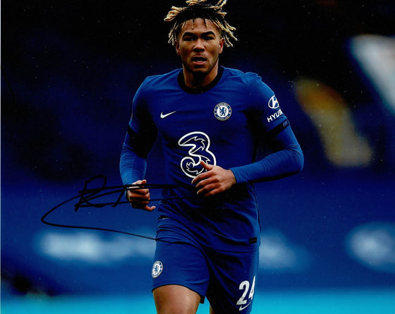 Reece James Signed 10X8 Photo Chelsea F.C. Genuine Signature AFTAL COA (1230)