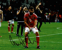  Joe LEDLEY Signed 10X8 Photo Wales Euro 2016 Genuine Signature AFTAL COA (1257)