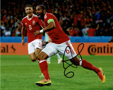  Ashley Williams Signed 10X8 Photo Wales Euro 2016 AFTAL COA (1279)