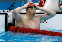  Tom Dean Signed 12X8 Photo Tokyo 2020 Genuine Olympic Memorabilia AFTAL COA (D)