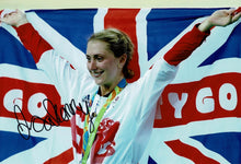  Laura Kenny Signed 12X8 Photo London 2012 Tokyo 2020 Rare Signature AFTAL COA