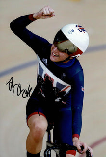  Laura Kenny Signed 12X8 Photo London 2012 Tokyo 2020 Genuine Autograph AFTAL COA