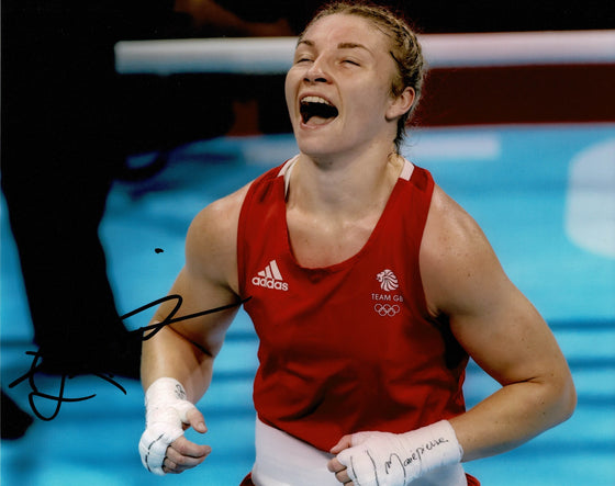 Lauren Price SIGNED 10X8 Photo TOKYO 2020 Genuine Signature AFTAL COA (A)