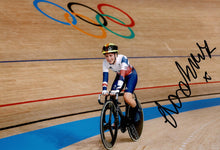  Laura Kenny Signed 12X8 Photo Tokyo 2020 Signed @ Heathrow Airport AFTAL COA