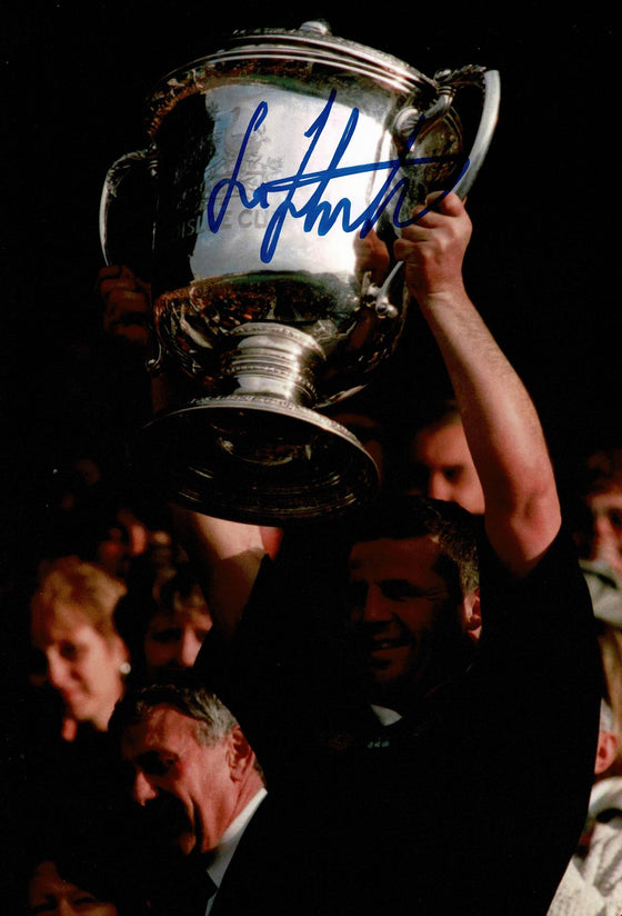 Sean Fitzpatrick Signed 12X8 Photo ALL BLACKS NEW ZEALAND AFTAL COA (2129)