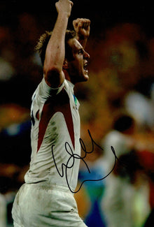  Will Greenwood Signed 12X8 Photo ENGLAND QUINS AFTAL COA (2133)