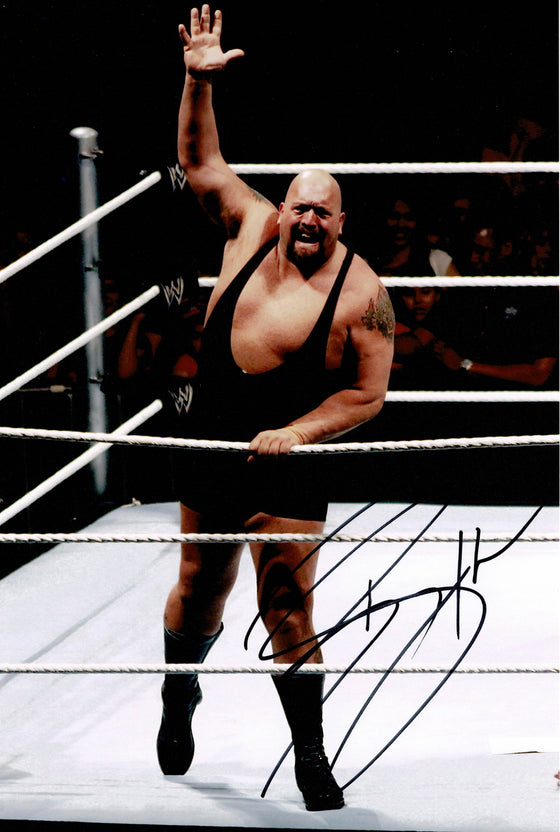 Big Show Paul Wight SIGNED 10X8 PHOTO (WWE) AUTOGRAPH AFTAL COA (7051)
