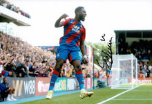  Odsonne Edouard Signed Crystal Palace F.C. Genuine Signature AFTAL COA (1416)