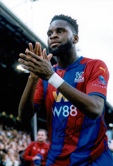  Odsonne Edouard Signed Crystal Palace F.C. Genuine Signature AFTAL COA (1422)