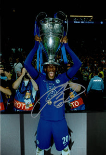  Callum Hudson-Odoi Signed 12X8 Photo Chelsea F.C. AFTAL COA (1492)