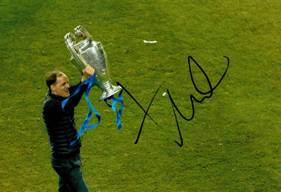 Thomas Tuchel Signed 12X8 Photo Chelsea F.C. Genuine Signature AFTAL COA (1537)