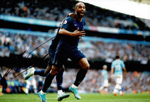  Lucas Moura Signed 12X8 Photo SPURS Tottenham Hotspur AFTAL COA (1564)