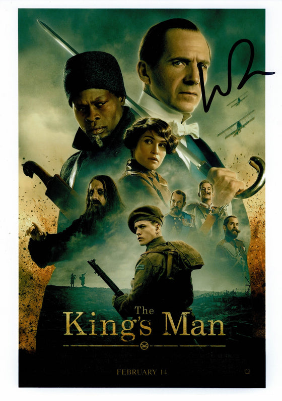 Harris Dickinson SIGNED 10X8 Photo The King's Man AFTAL COA (5526)