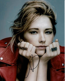  Haley Bennett SIGNED 10X8 Photo Genuine Signature AFTAL COA (5539)