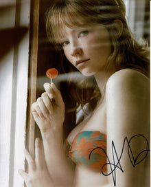  Haley Bennett SIGNED 10X8 Photo Genuine Signature AFTAL COA (5554