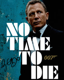  Dali Benssalah SIGNED 10X8 Photo No Time To Die James Bond AFTAL COA (5564)