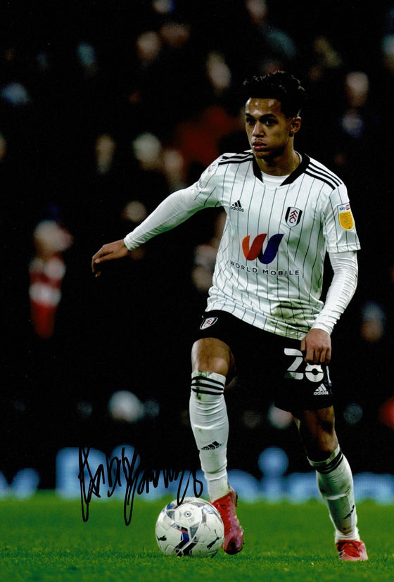Fabio Carvalho Signed 12X8 Photo Fulham F.C. Autograph AFTAL COA (1668)