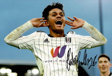  Fabio Carvalho Signed 12X8 Photo Fulham F.C. Autograph AFTAL COA (1687)