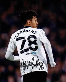  Fabio Carvalho Signed 10X8 Photo Fulham F.C. Autograph AFTAL COA (1295)