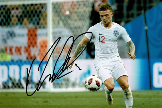 Kieran Trippier Signed 12X8 Photo Newcastle & England AFTAL COA (1724)