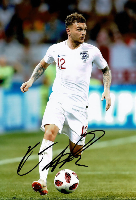 Kieran Trippier Signed 12X8 Photo Newcastle & England AFTAL COA (1728)
