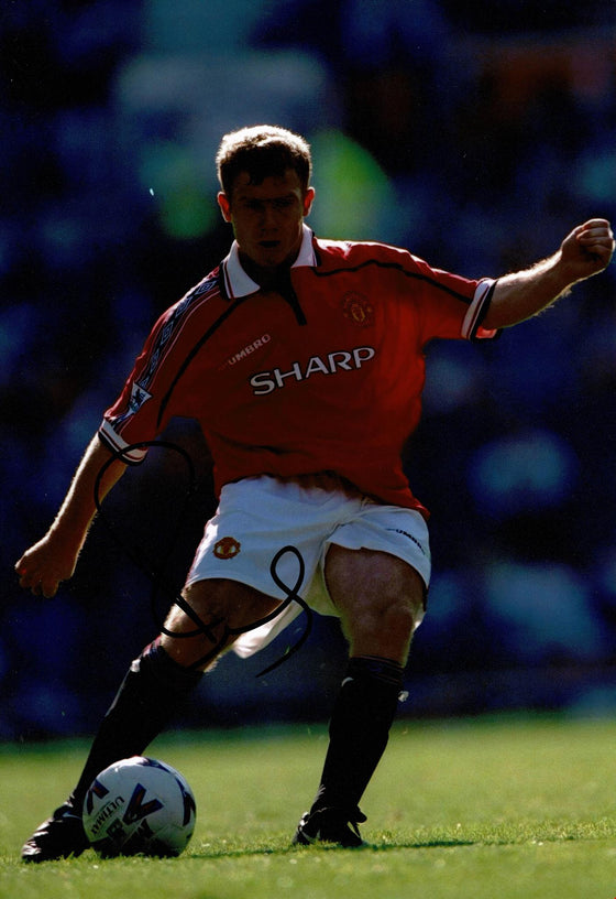 Paul Scholes Signed 12X8 Photo Manchester United AFTAL COA (1753)