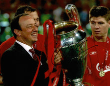  Rafael Benítez SIGNED 10X8 PHOTO Liverpool FC GENUINE SIGNATURE AFTAL COA (1230)