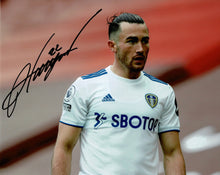  Jack Harrison Signed 10X8 Photo LEEDS UNITED GENUINE Signature AFTAL COA (1225)