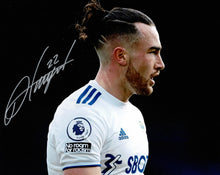  Jack Harrison Signed 10X8 Photo LEEDS UNITED GENUINE Signature AFTAL COA (1213)