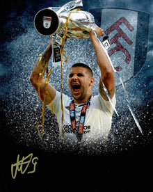  Aleksandar Mitrovic Signed 10X8 Photo Fulham F.C. Autograph AFTAL COA (1198)