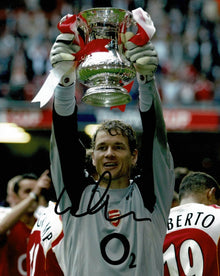  Jens Lehmann Signed 10X8 Photo Arsenal F.C. Genuine Autograph AFTAL COA (1171)