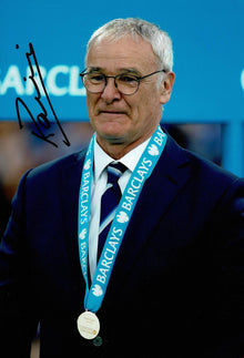  Claudio Ranieri Signed 12X8 Photo Leicester City F.C. Genuine COA AFTAL (1803)