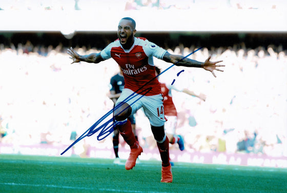 Theo Walcott Signed 12X8 Photo Arsenal Genuine Autograph AFTAL COA (9139)