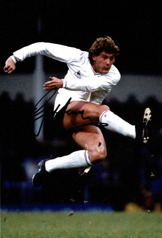 Glenn HODDLE SIGNED 12X8 Photo Genuine Tottenham Hotspur AFTAL COA (1896)