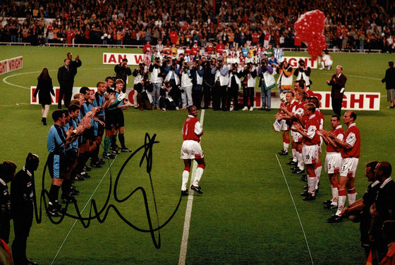 Ian Wright Signed 12X8 Photo Arsenal F.C. Genuine Signature AFTAL COA (1925)