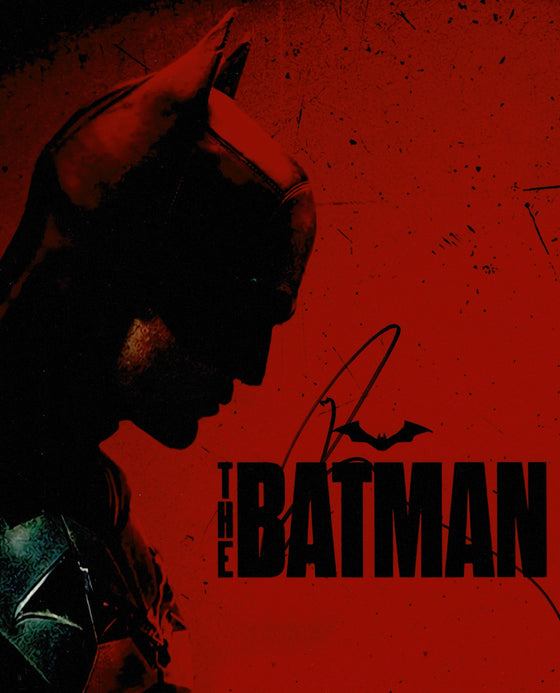 Robert Pattinson Signed 10X8 The Batman Photo Genuine Autograph AFTAL COA (7202)