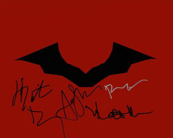 The Batman Signed 10X8 Photo Logo By 5 Inc Paul Dano AFTAL COA (7210)