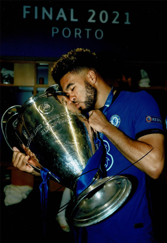 Reece James Signed 12X8 Photo Chelsea F.C. Genuine Signature AFTAL COA (9158)