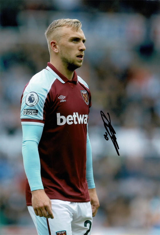 Jarrod Bowen SIGNED 12X8 Photo West Ham United F.C. AFTAL COA (1513)