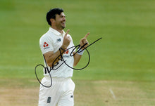  James Anderson Signed 12X8 Photo England Cricket Legend AFTAL COA (2651)