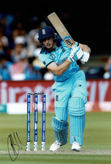  Jos Buttler Signed 12X8 Photo England CRICKET WORLD CUP 2019 AFTAL COA (2616)