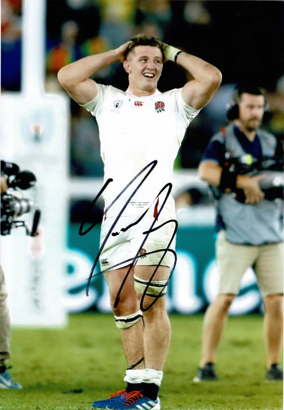 Tom CURRY Signed 12X8 Photo England Genuine SIgnature AFTAL COA (2179)