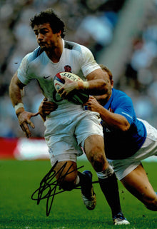  Ben Foden Signed 12X8 Photo England AFTAL COA (2239)