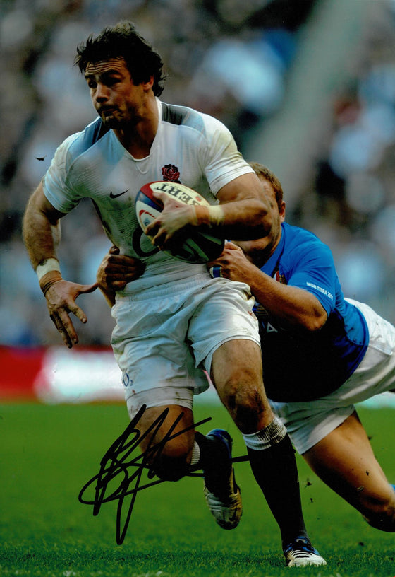 Ben Foden Signed 12X8 Photo England AFTAL COA (2239)