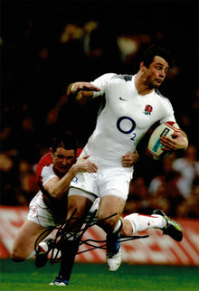  Ben Foden Signed 12X8 Photo England & Northampton Saints AFTAL COA (2248)
