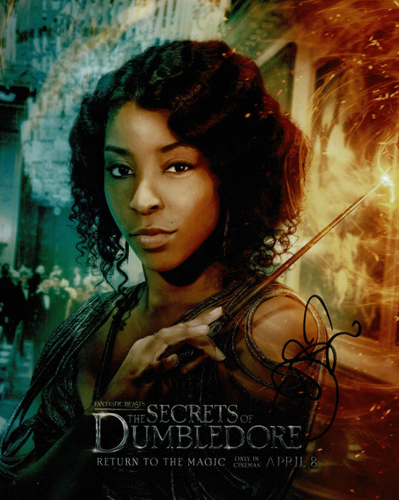 Jessica Williams SIGNED 10X8 Photo Secrets of Dumbledore Photo AFTAL COA (7238)