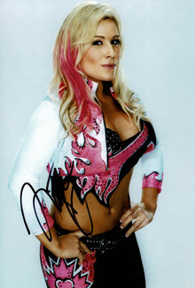  Natalya Neidhart Signed 12X8 Photo WWE WWF Genuine Signature AFTAL COA (7122)