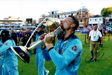  Jos Buttler Signed 12X8 Photo England CRICKET WORLD CUP 2019 AFTAL COA (2650)